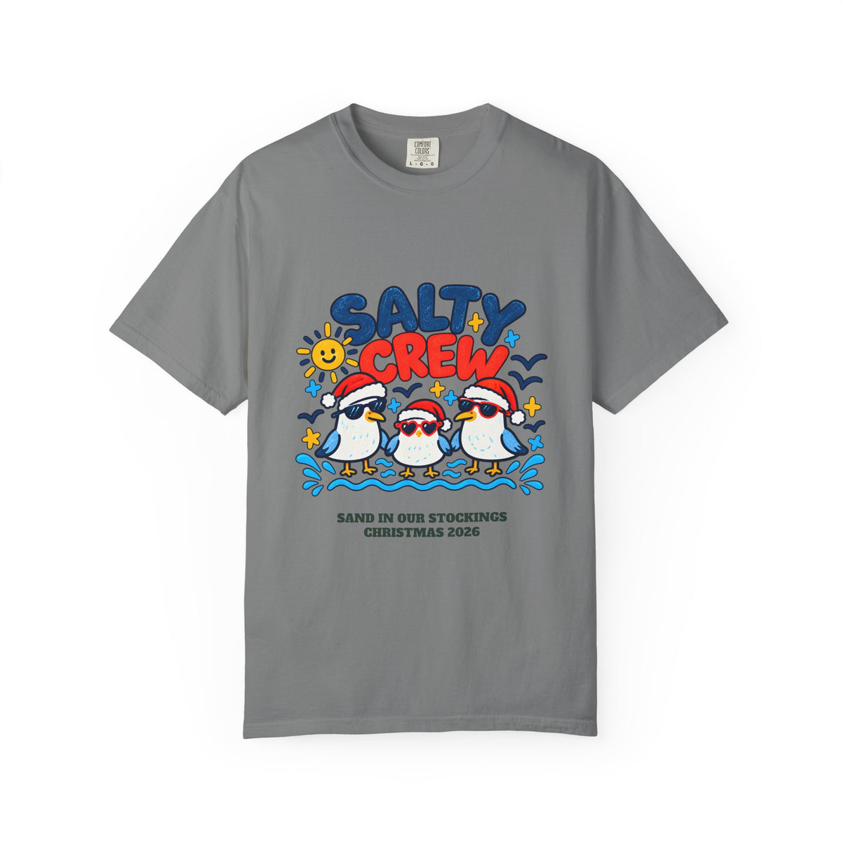 Custom Salty Crew Beach Christmas Shirt