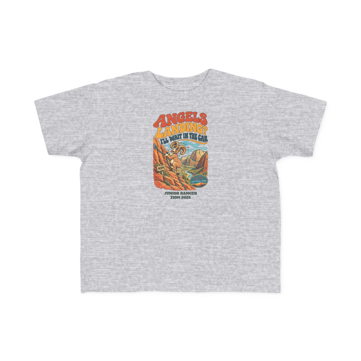 Custom Toddler Zion National Park Angels Landing Shirt