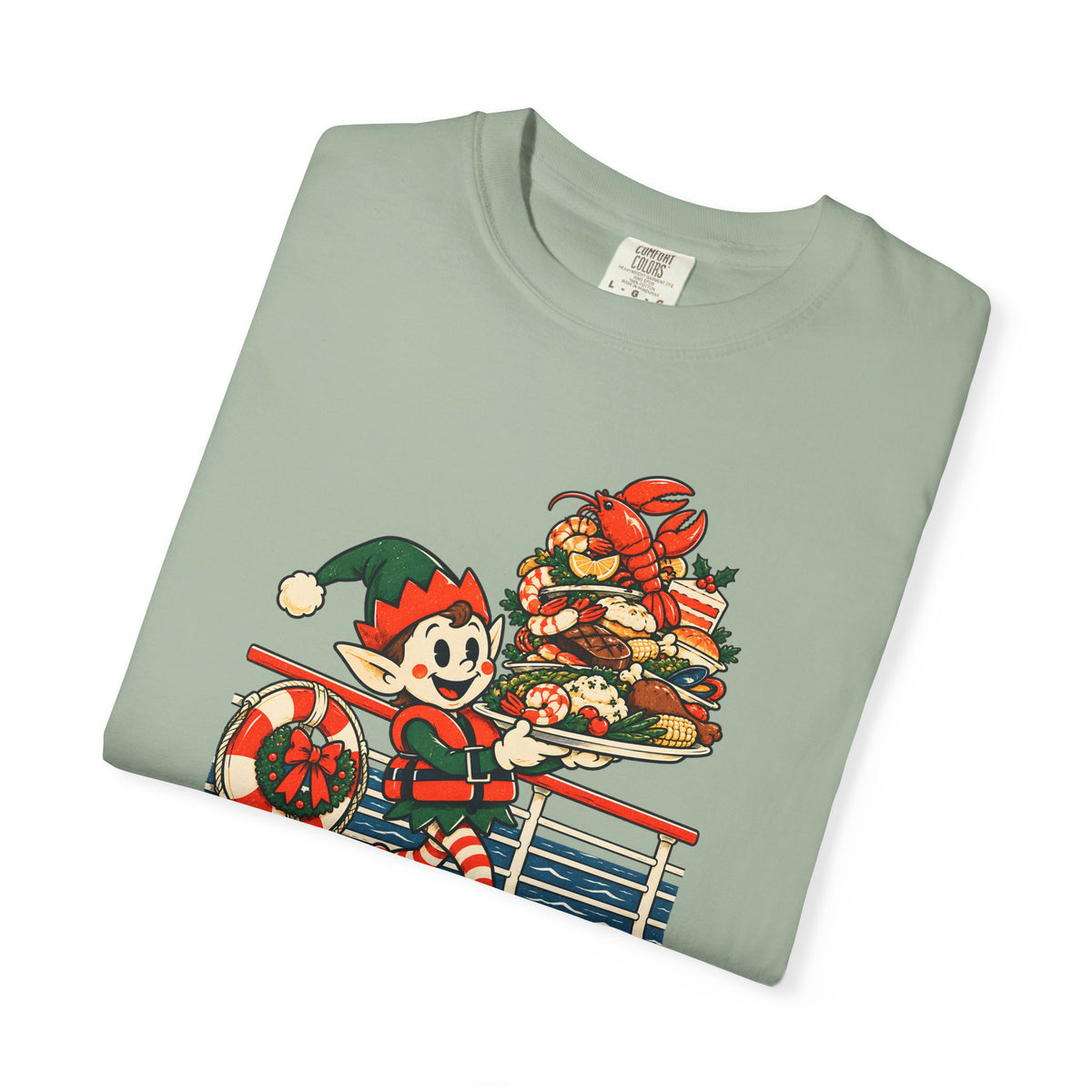 Custom Elf Cruise Buffet Christmas Shirt