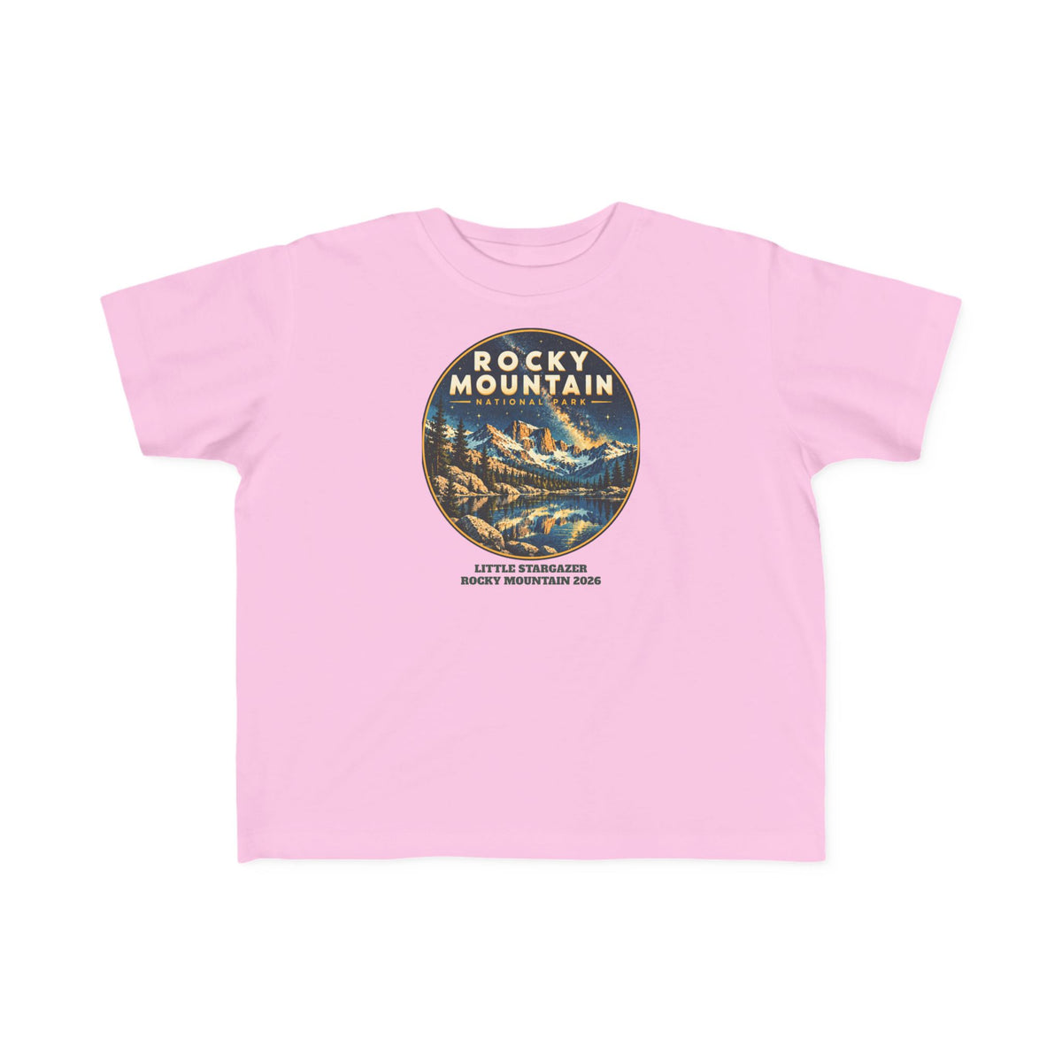 Custom Toddler Rocky Mountain National Park Night Sky Shirt
