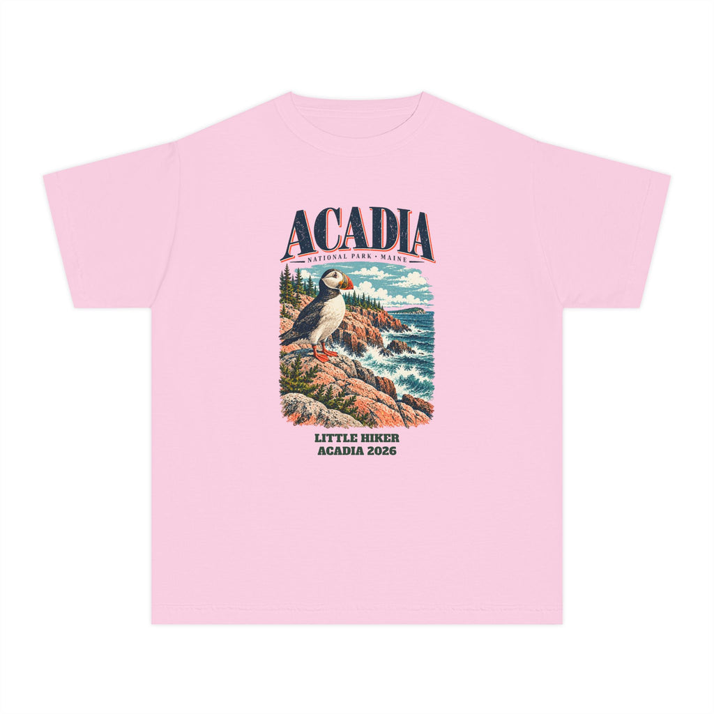 Custom Kids Acadia National Park Puffin Shirt