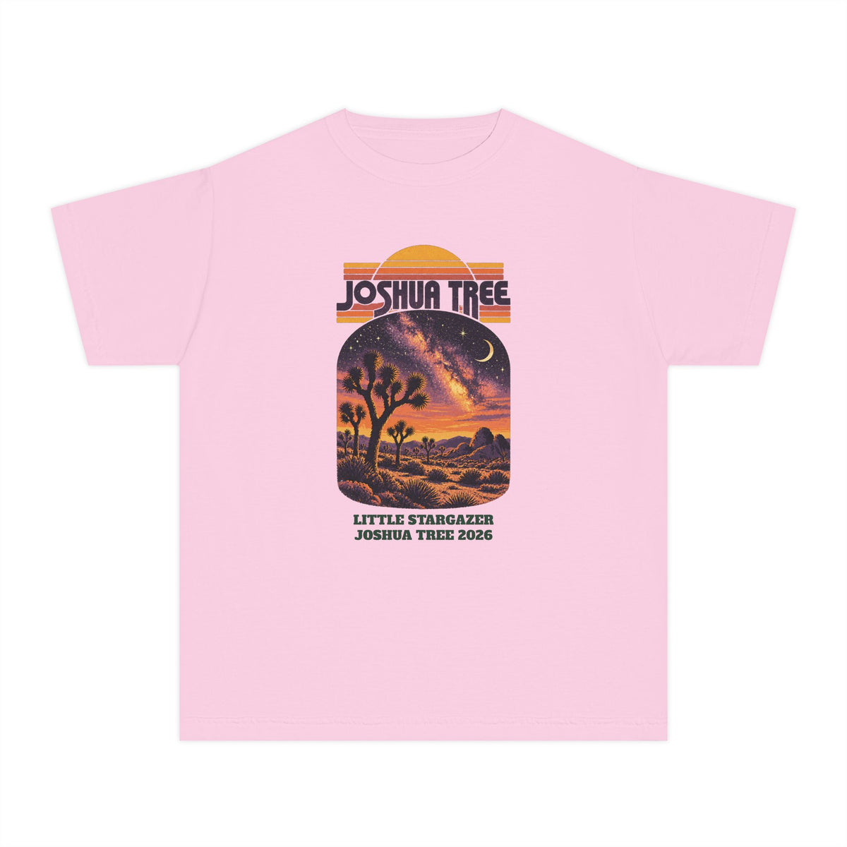 Custom Kids Joshua Tree National Park Night Sky Shirt