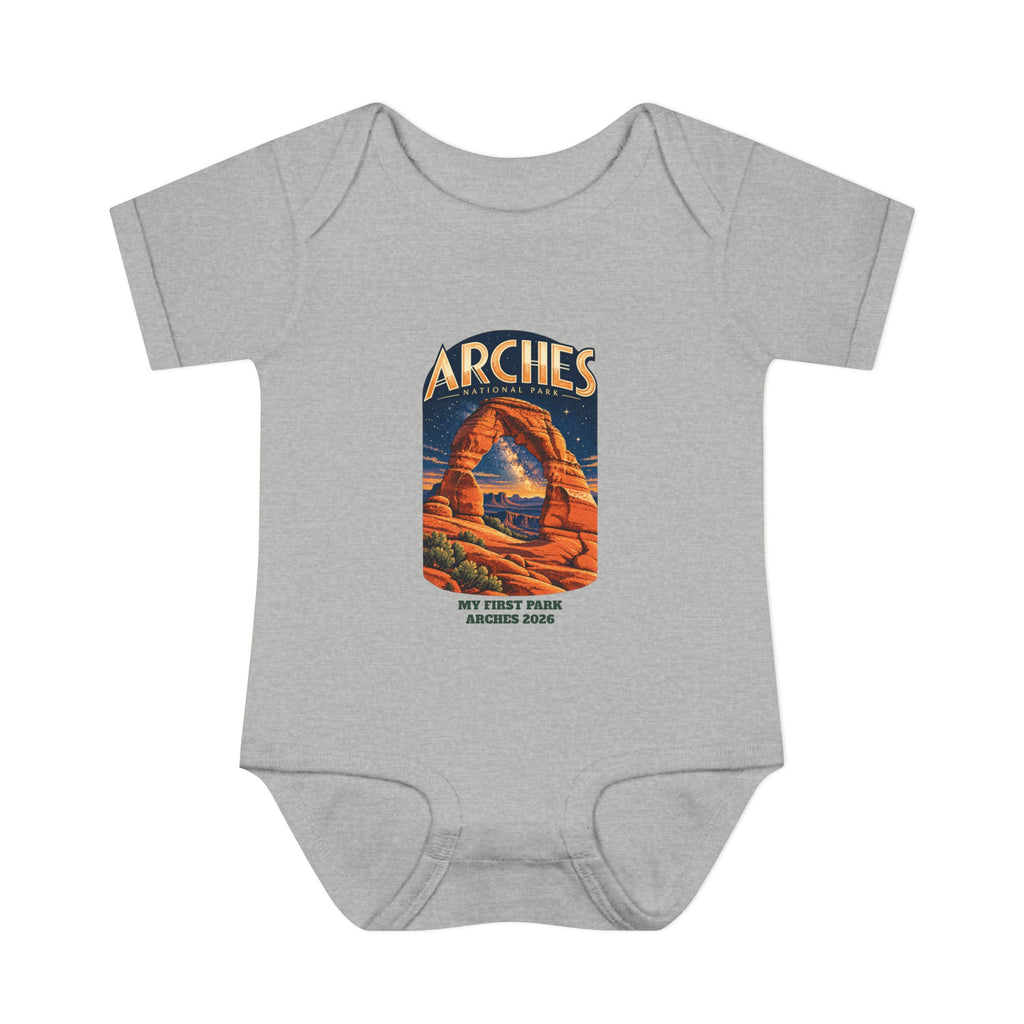 Custom Baby Arches National Park Night Sky Onesie