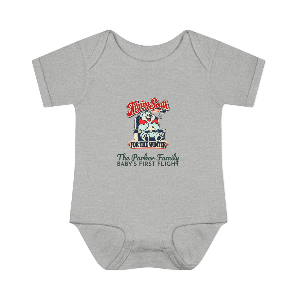 Custom Baby Flying South for the Winter Onesie