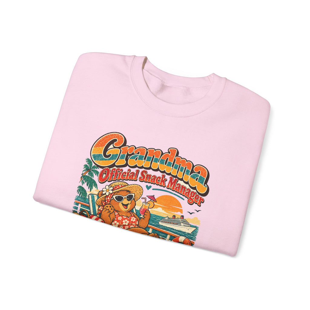 Custom Grandma Snack Manager Cruise Sweatshirt