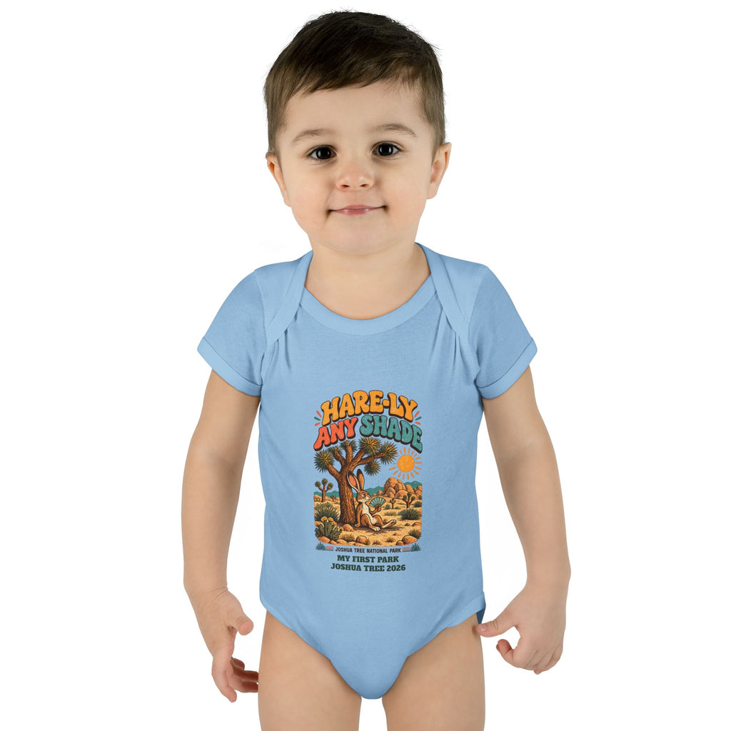 Custom Baby Joshua Tree National Park Hare-ly Any Shade Onesie