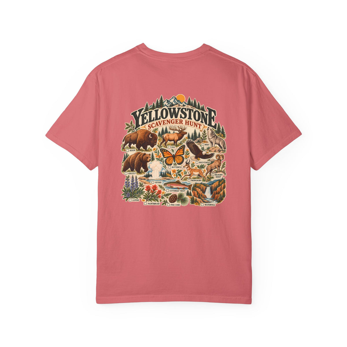 Custom Yellowstone Scavenger Hunt Tee