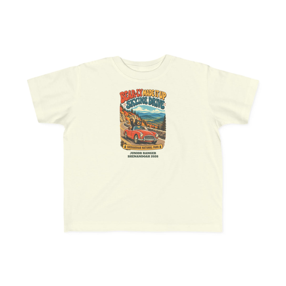 Custom Toddler Shenandoah National Park Funny Bear Skyline Drive Shirt