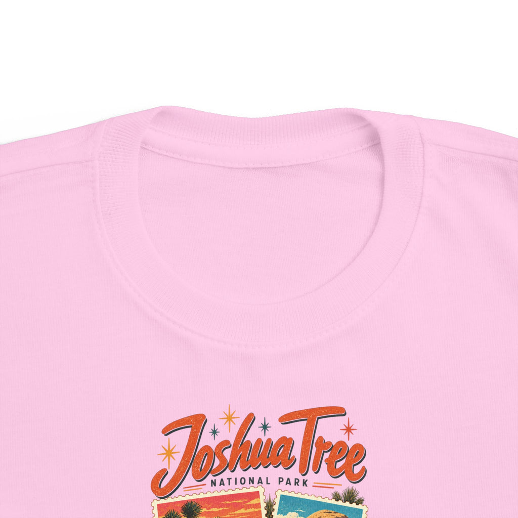 Custom Toddler Joshua Tree National Park Stamp Collage Shirt
