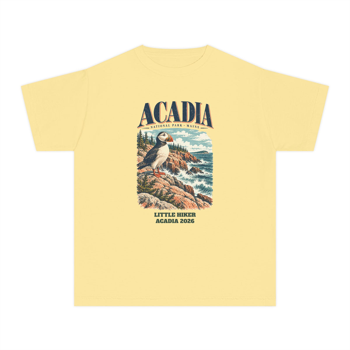Custom Kids Acadia National Park Puffin Shirt