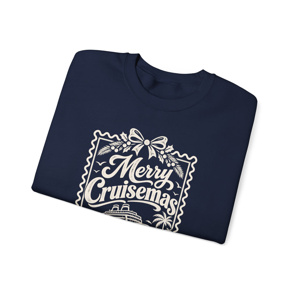Custom Merry Cruisemas Stamp Christmas Cruise Sweatshirt