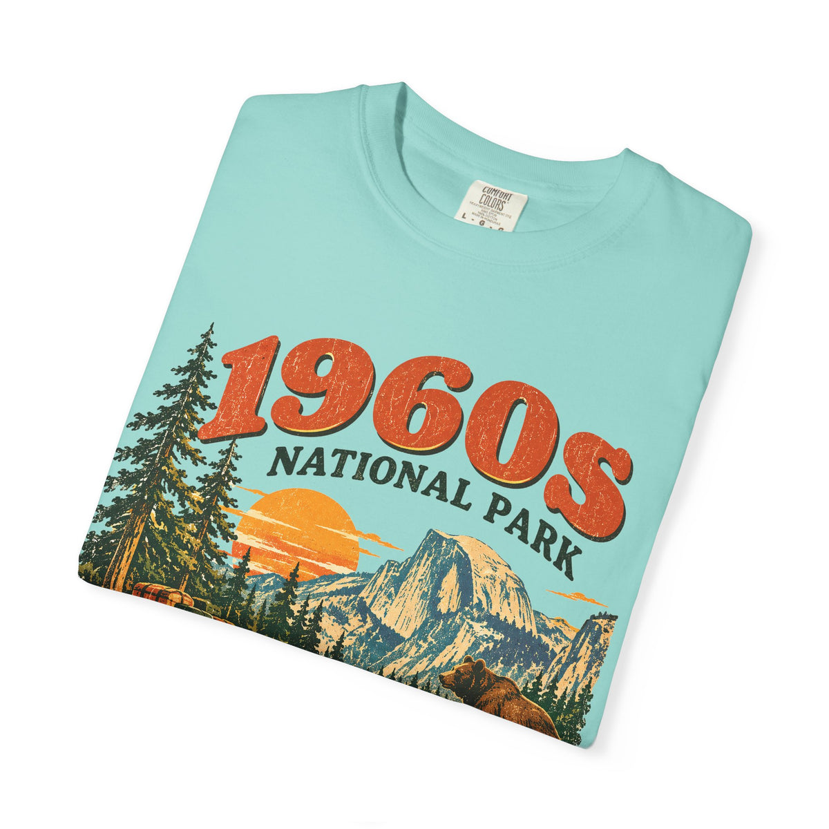 Custom 1960s National Park Family Trip Shirt