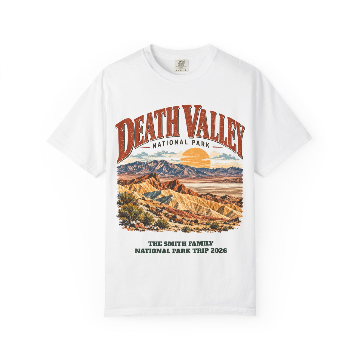 Custom Death Valley National Park Family Trip Shirt