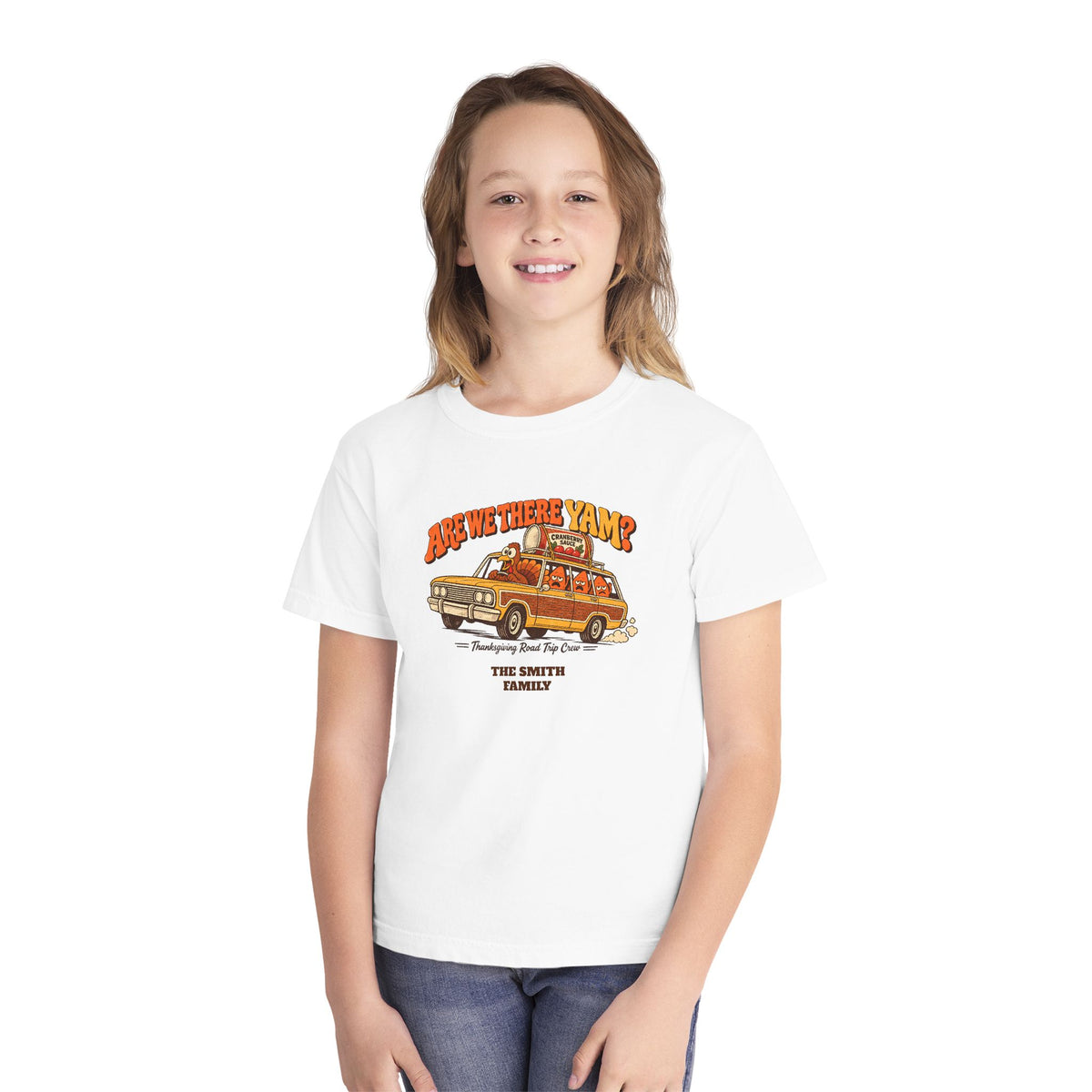 Custom Kids Are We There Yam Thanksgiving Shirt