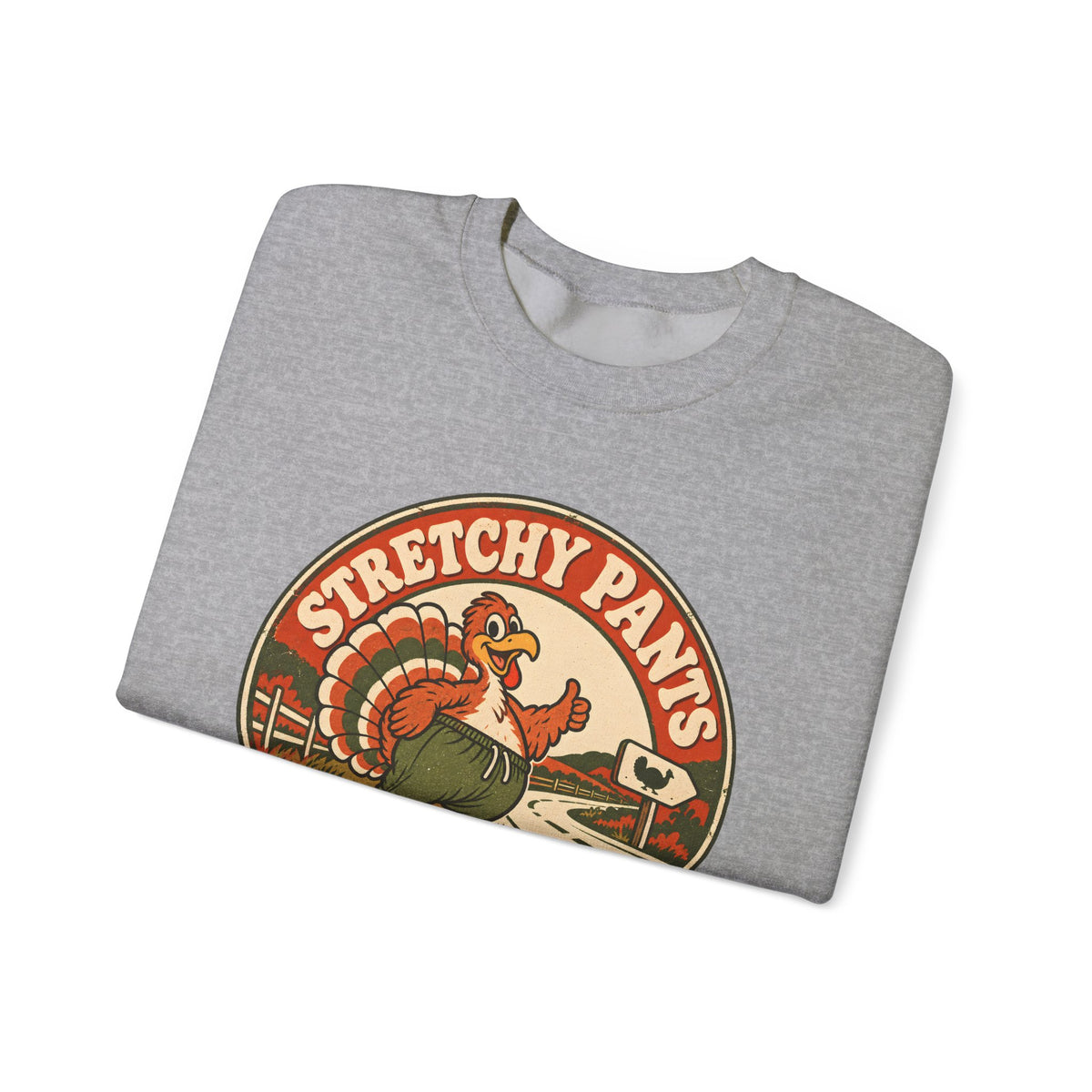 Custom Stretchy Pants Family Thanksgiving Sweatshirt