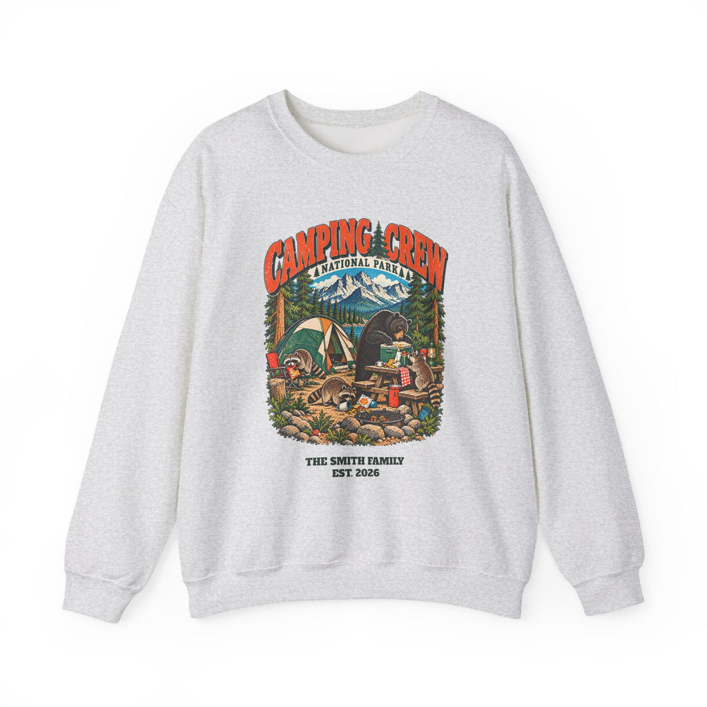 Custom Camping Crew Family Camping Sweatshirt