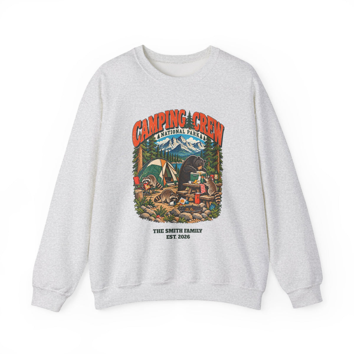 Custom Camping Crew Family Camping Sweatshirt