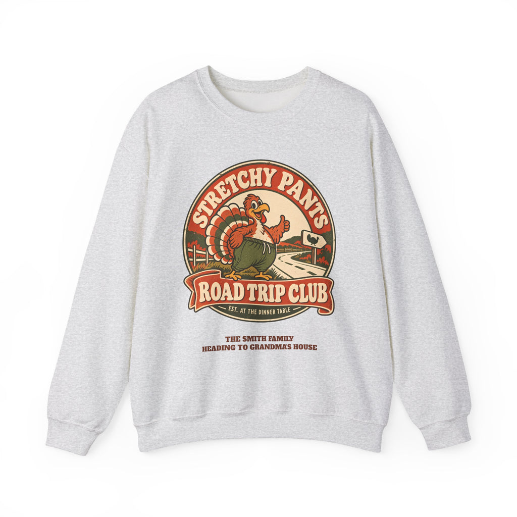 Custom Stretchy Pants Family Thanksgiving Sweatshirt
