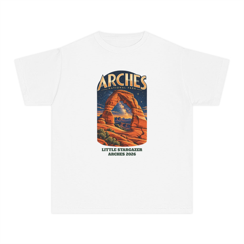 Custom Kids Arches National Park Night Sky Shirt