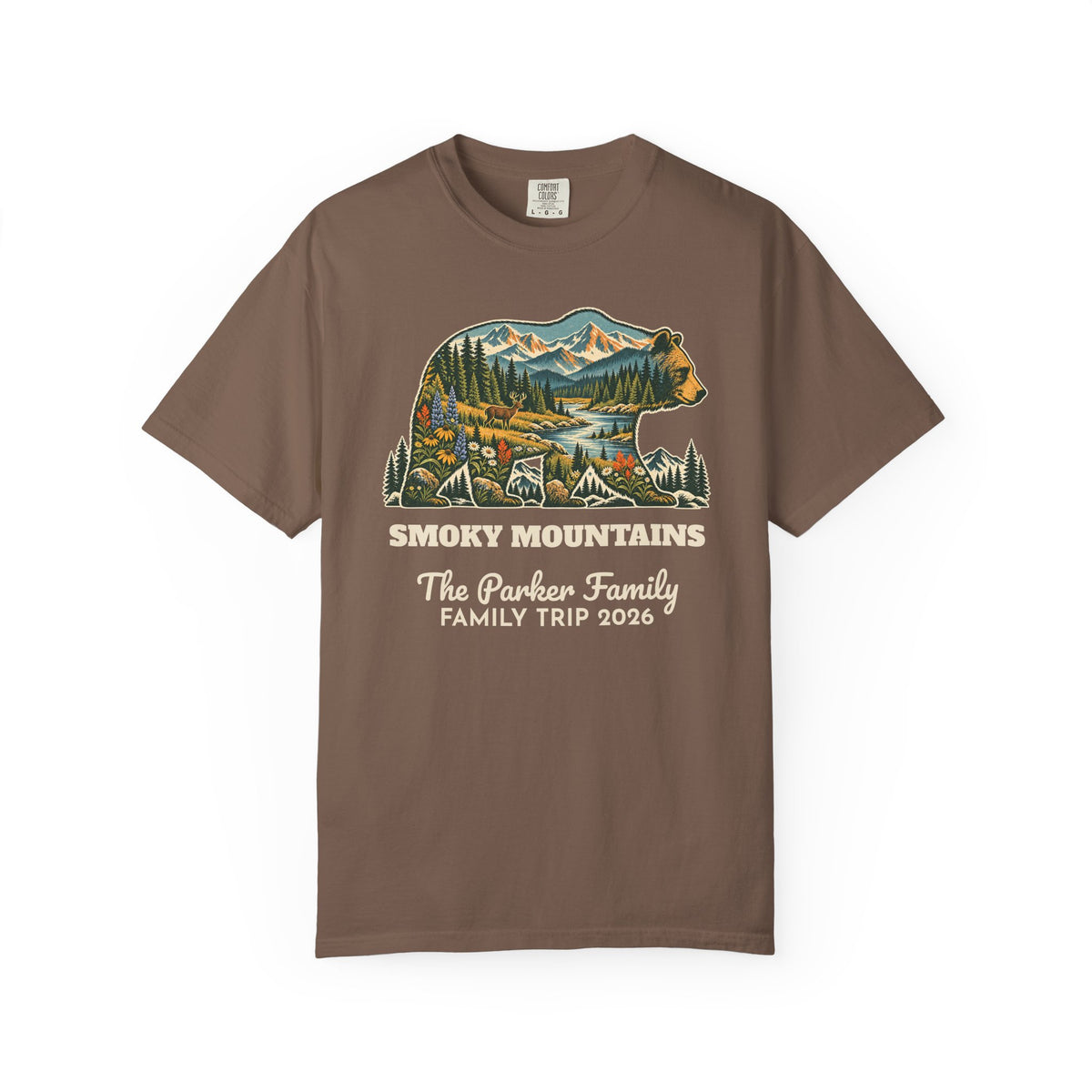 Custom National Park Bear Tee