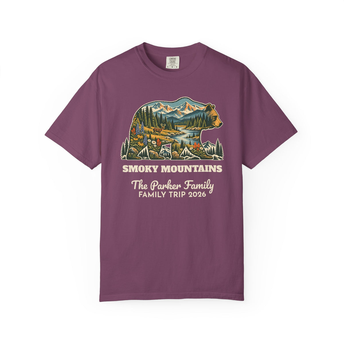 Custom National Park Bear Tee