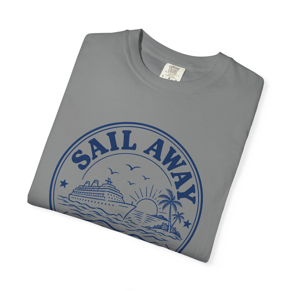 Custom Sail Away Cruise Badge Shirt