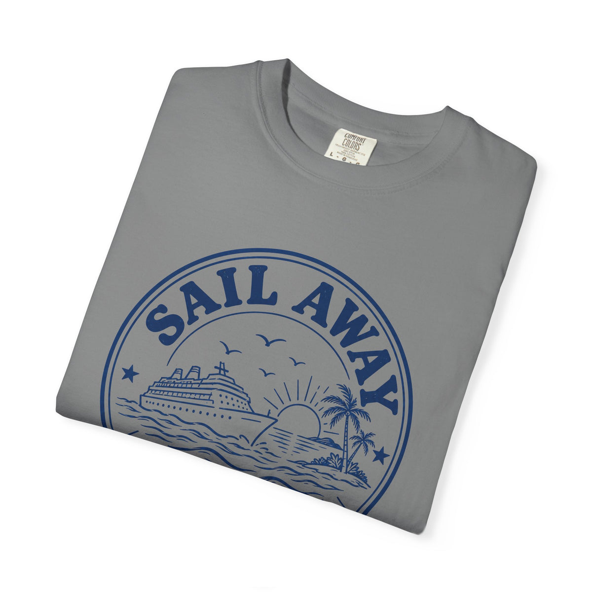 Custom Sail Away Cruise Badge Shirt
