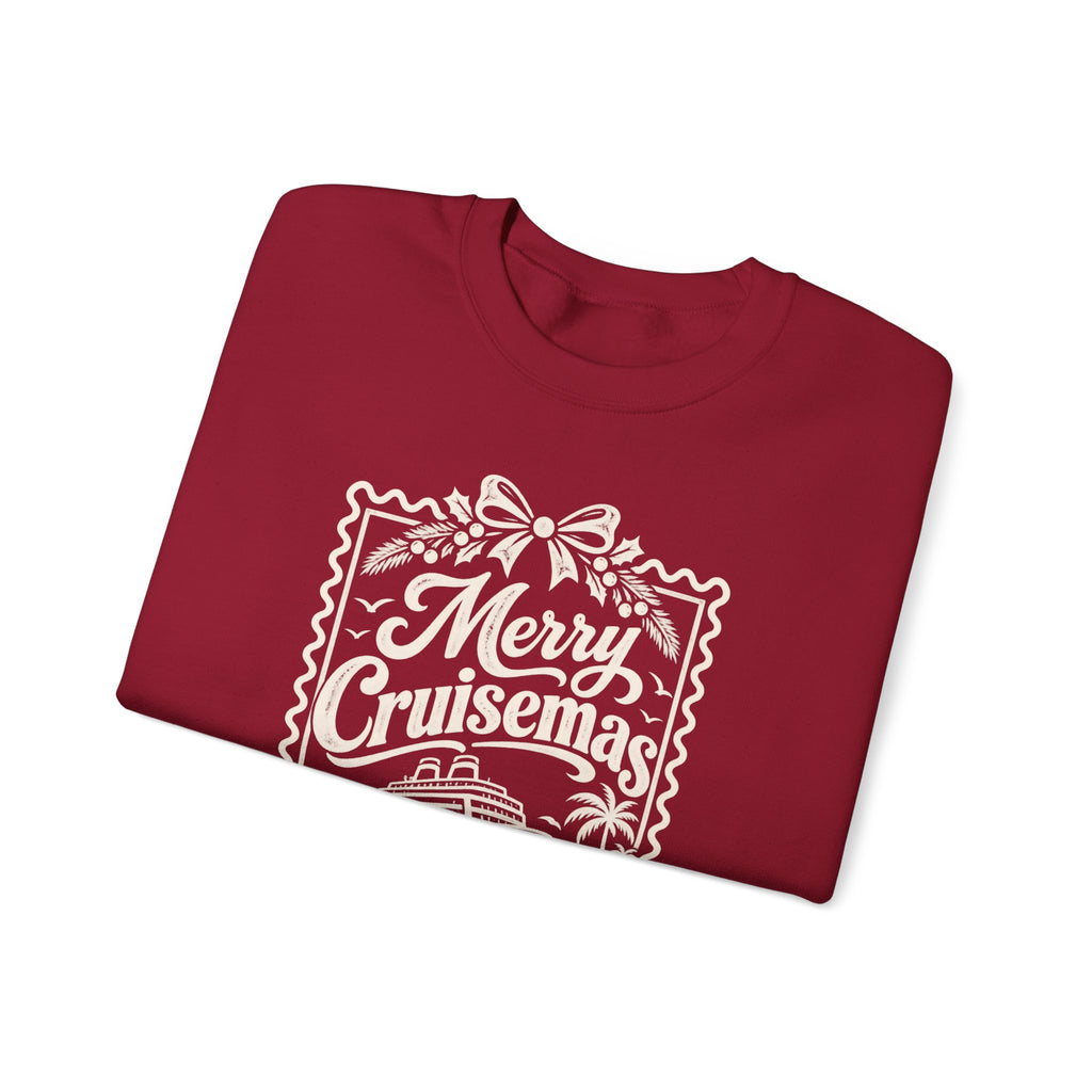 Custom Merry Cruisemas Stamp Christmas Cruise Sweatshirt