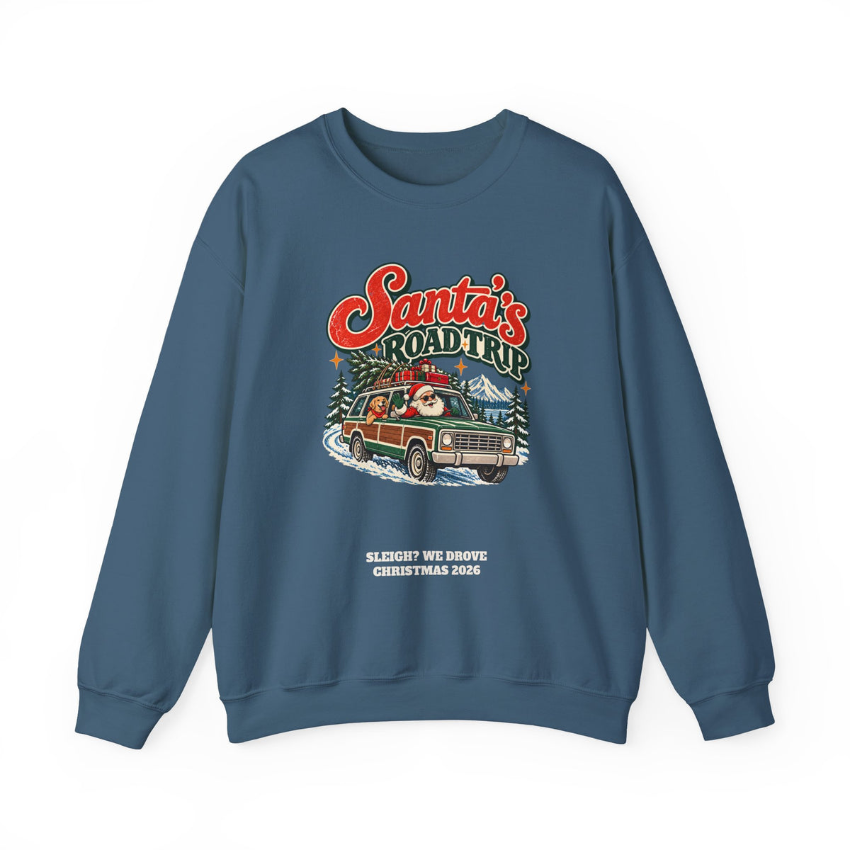 Custom Santa's Road Trip Christmas Sweatshirt