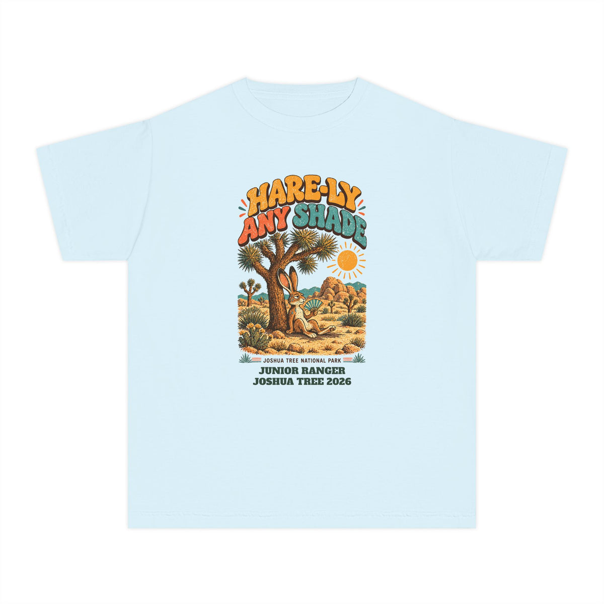 Custom Kids Joshua Tree National Park Hare-ly Any Shade Shirt