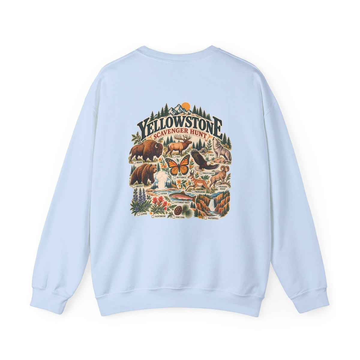 Custom Yellowstone Scavenger Hunt Sweatshirt