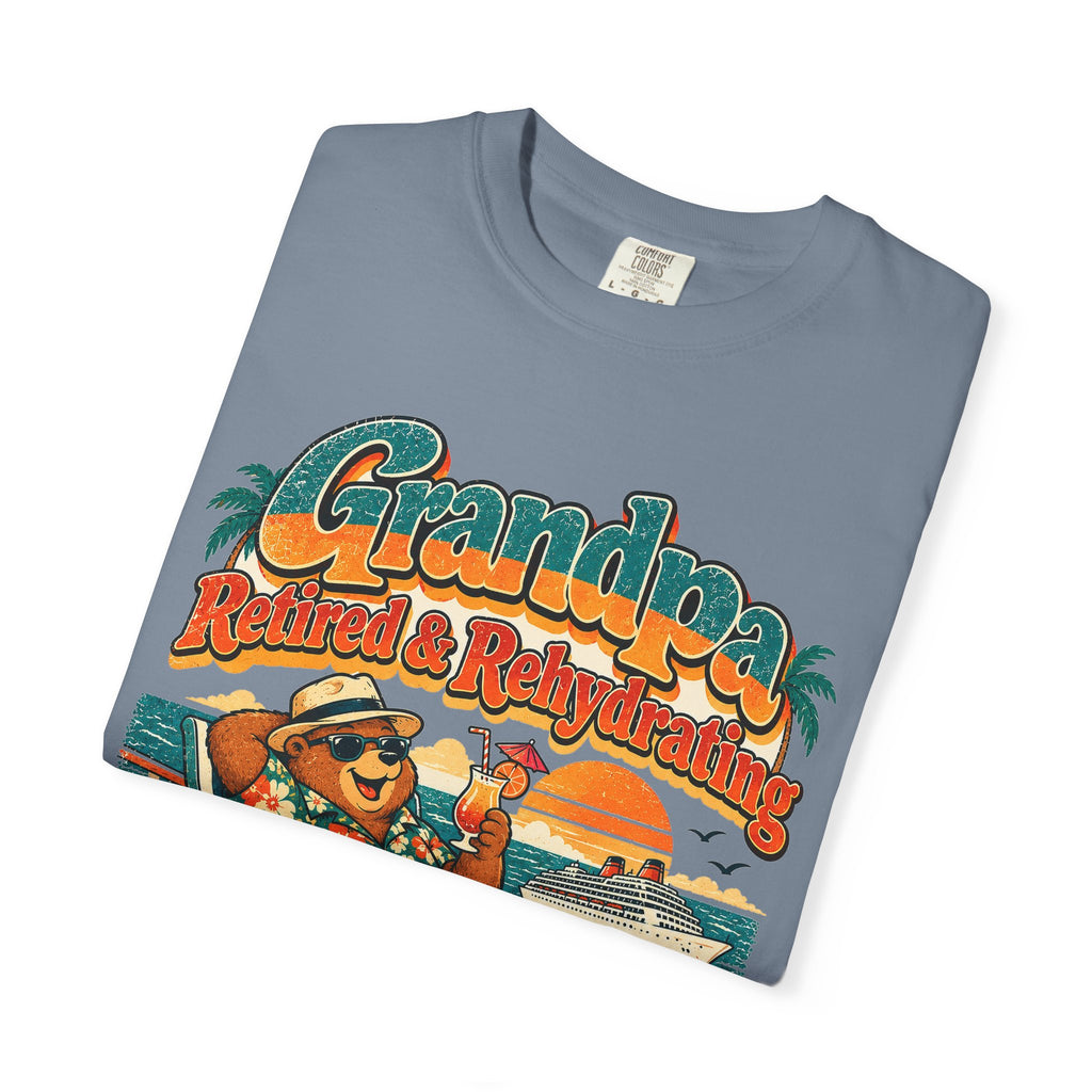 Custom Grandpa Retired & Rehydrating Cruise Shirt