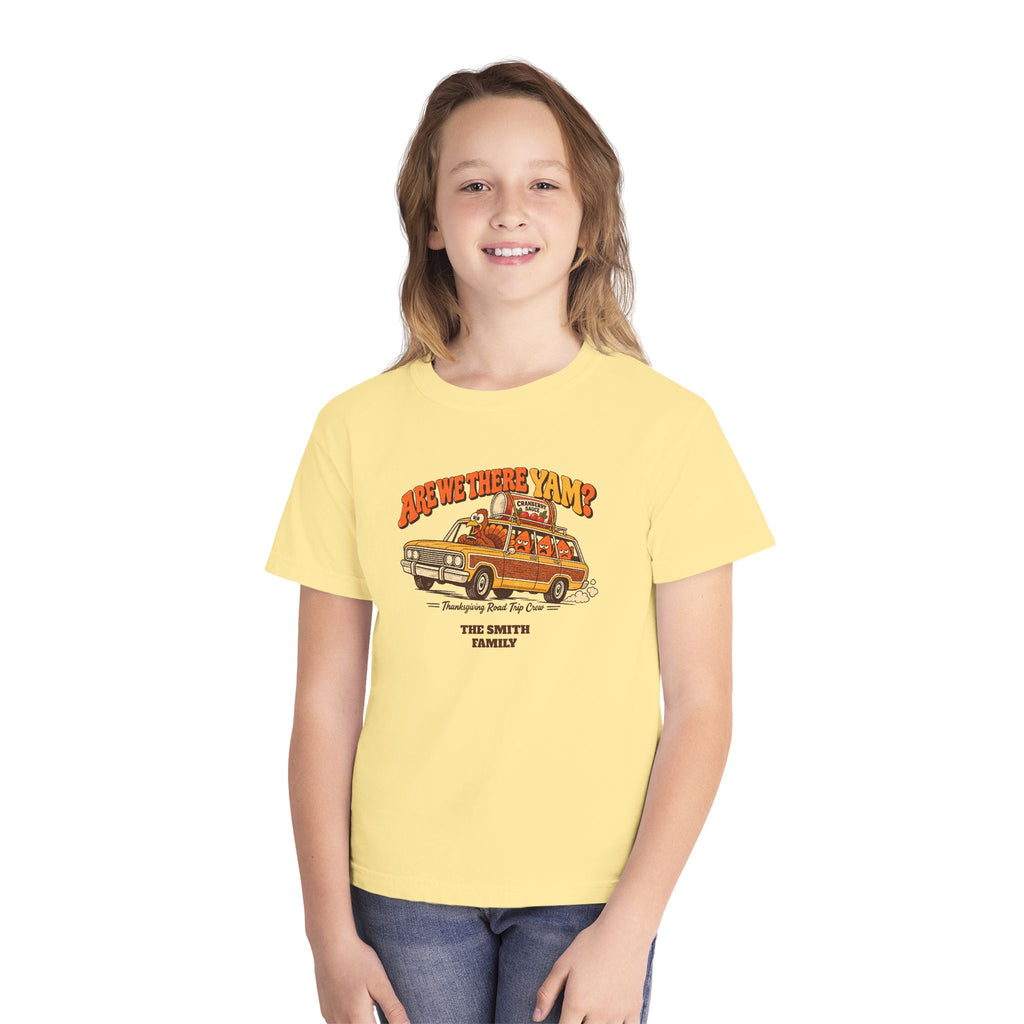 Custom Kids Are We There Yam Thanksgiving Shirt