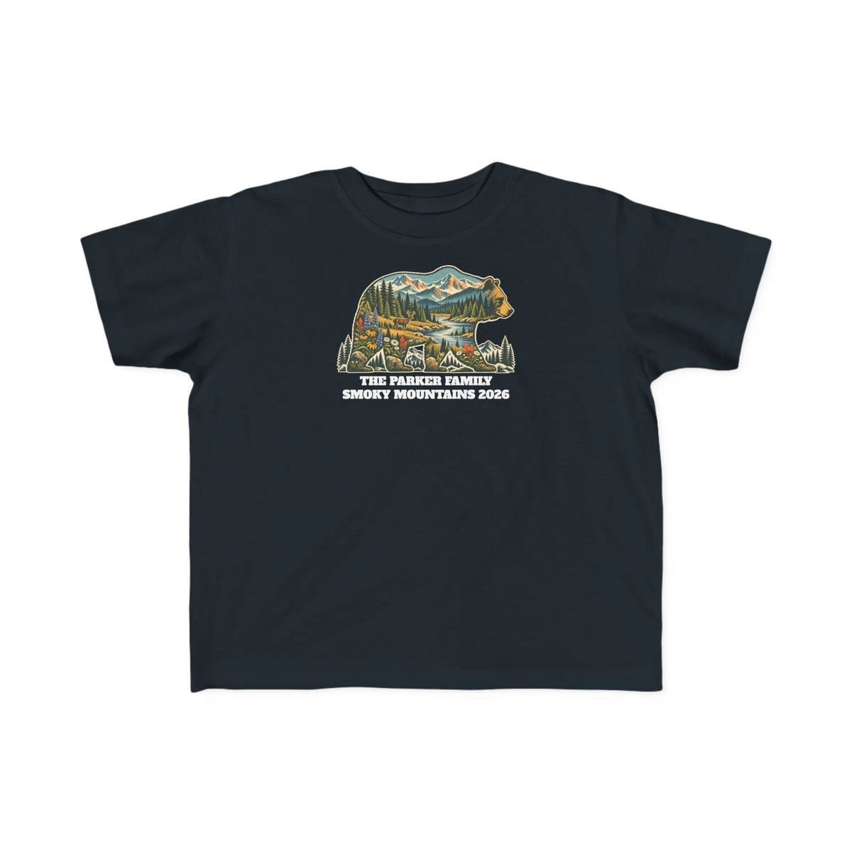 Custom Toddler National Park Bear Tee