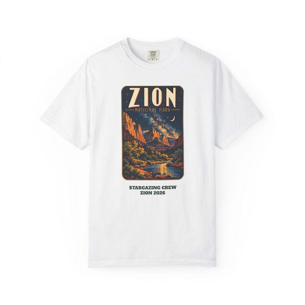 Custom Zion National Park Night Sky Shirt