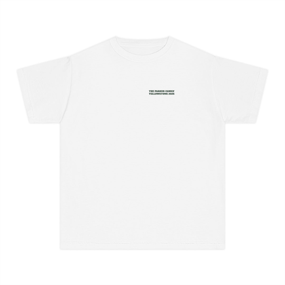 Custom Kids Yellowstone Scavenger Hunt Tee