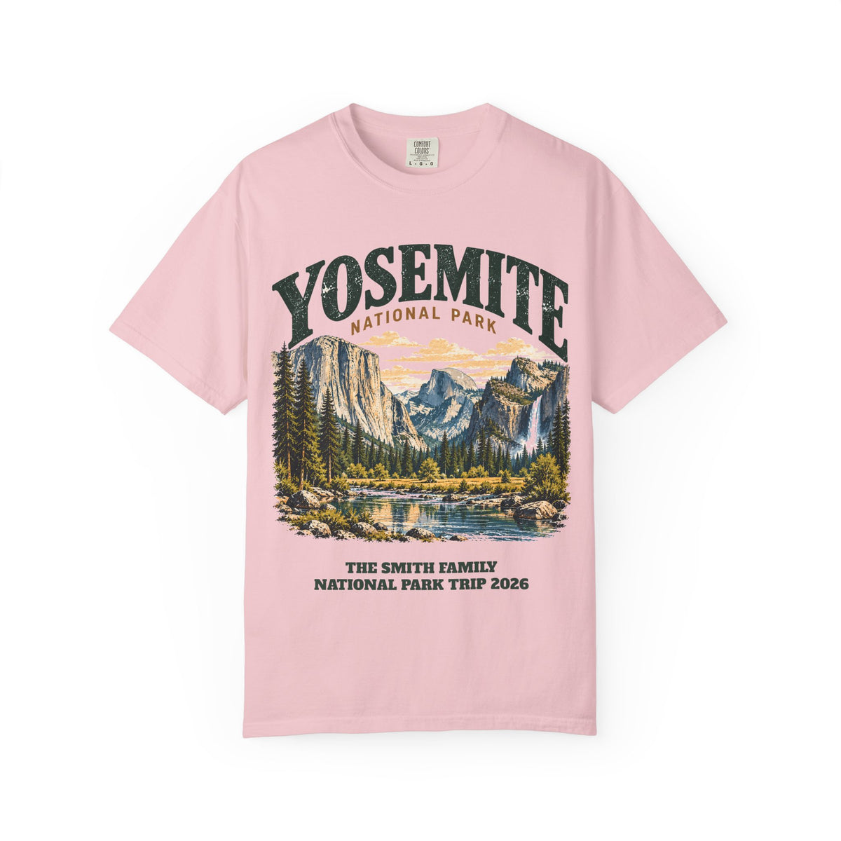 Custom Yosemite National Park Family Trip Shirt