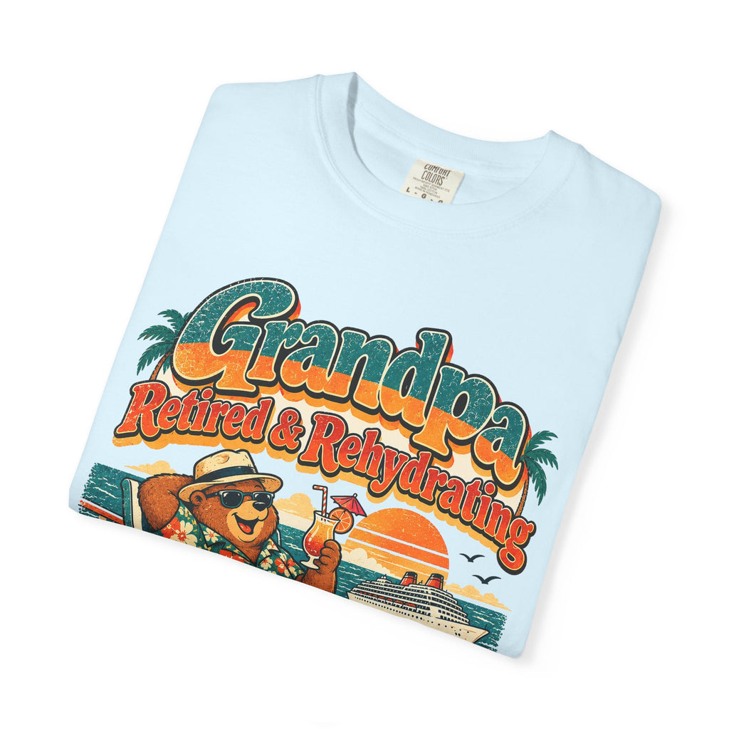 Custom Grandpa Retired & Rehydrating Cruise Shirt