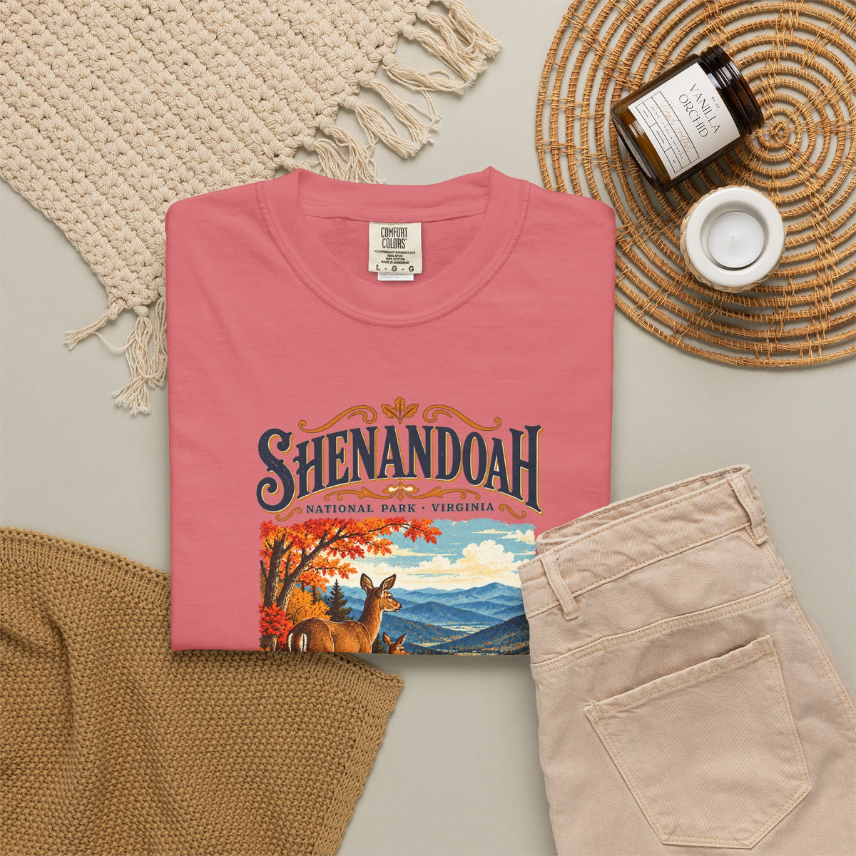 Custom Shenandoah National Park Vintage Deer Shirt