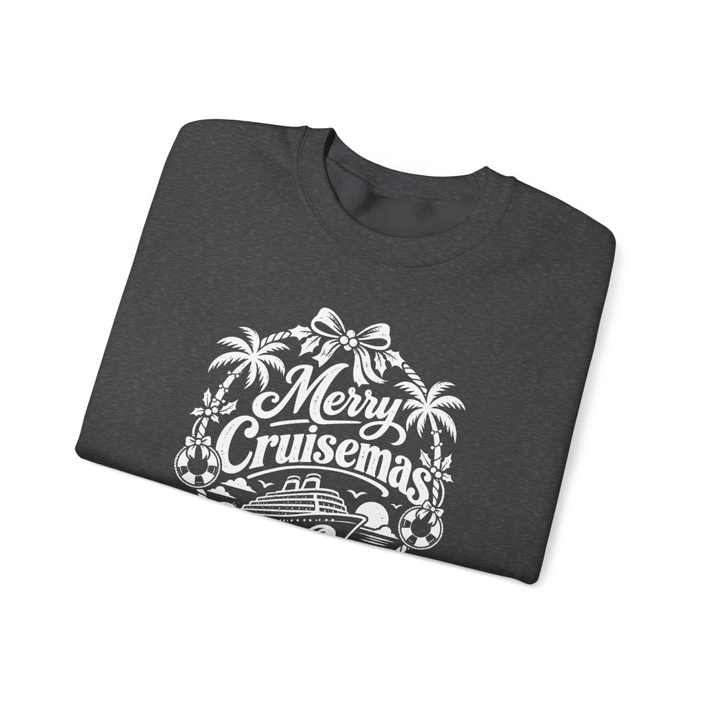 Custom Merry Cruisemas Palm Wreath Christmas Cruise Sweatshirt