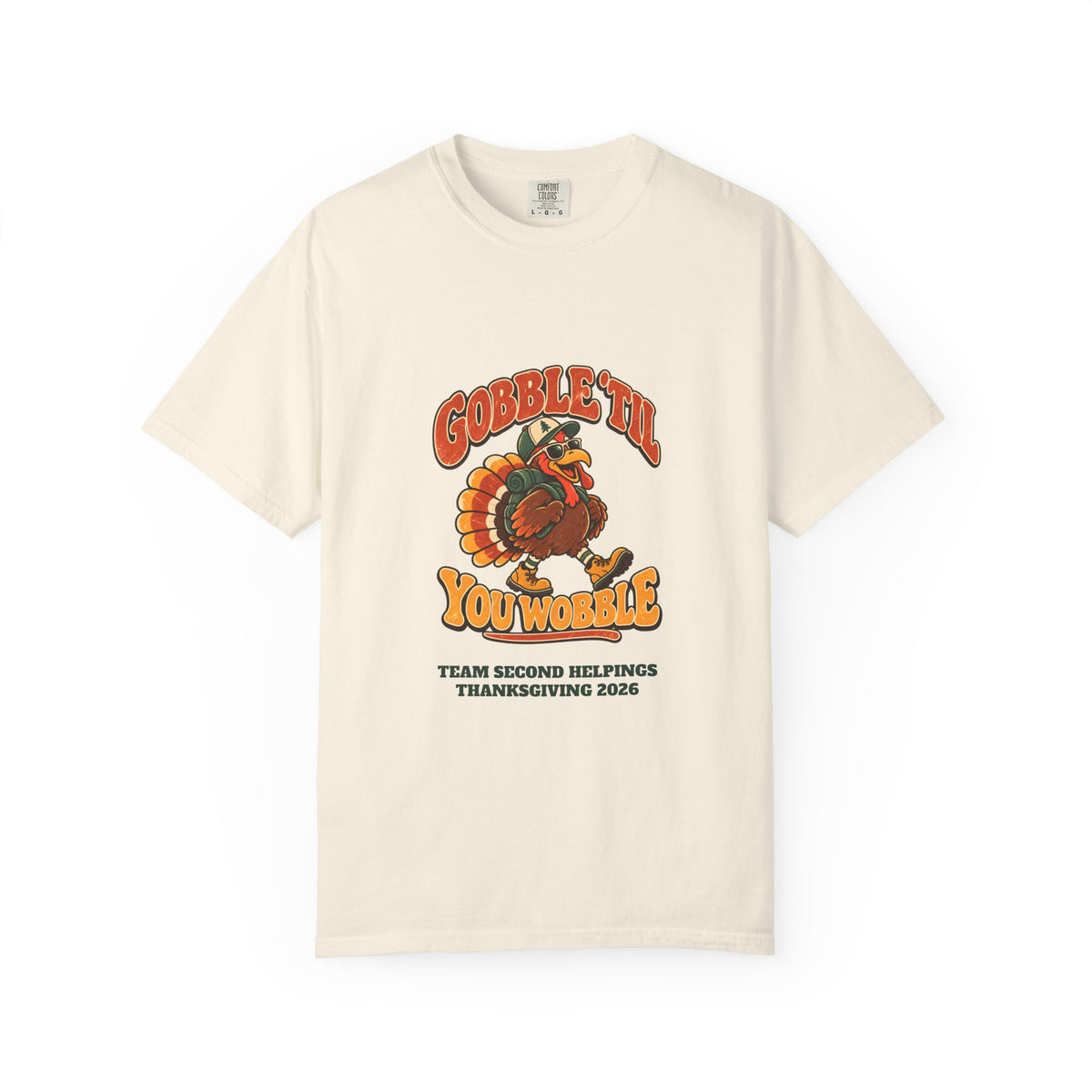 Custom Gobble 'Til You Wobble Thanksgiving Shirt