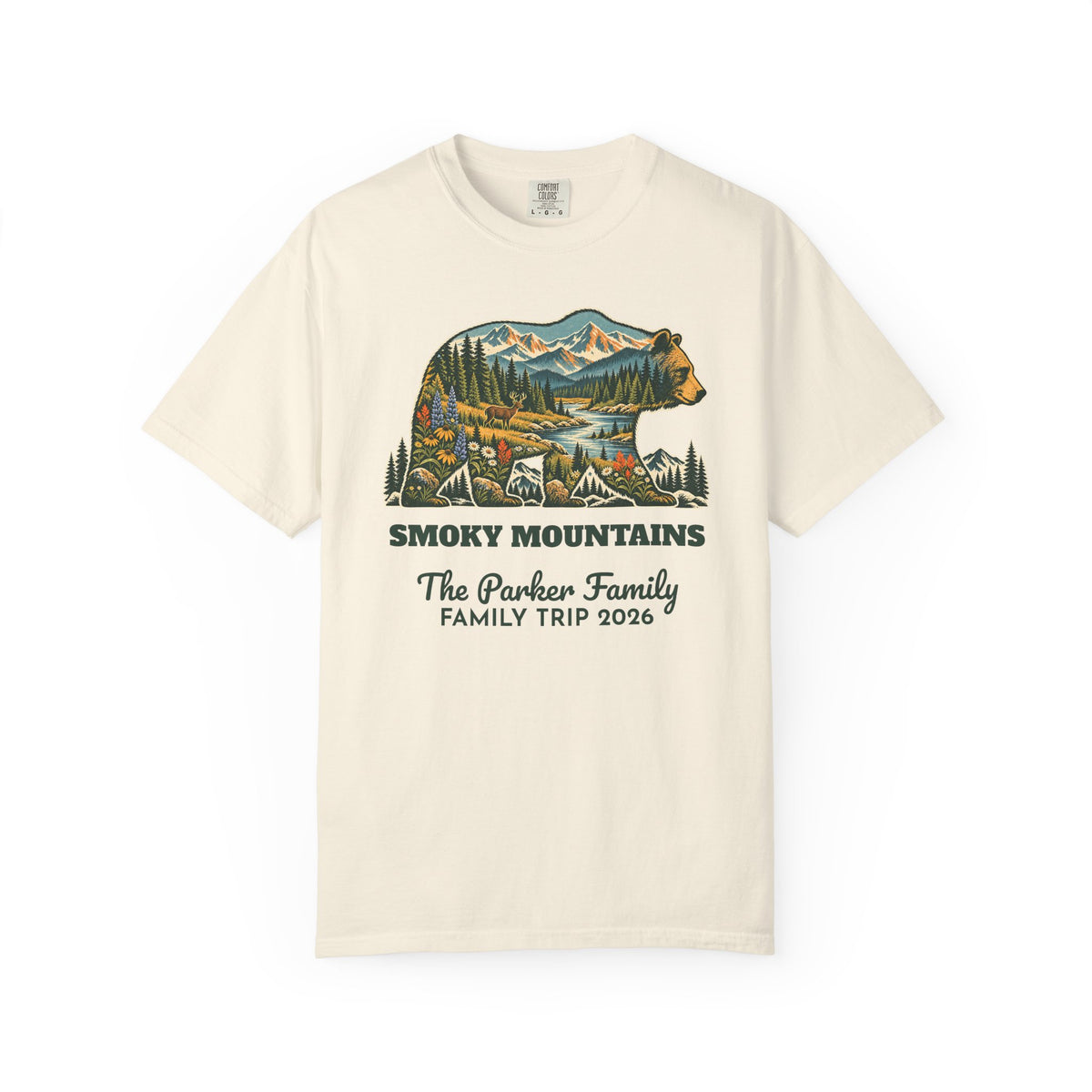 Custom National Park Bear Tee