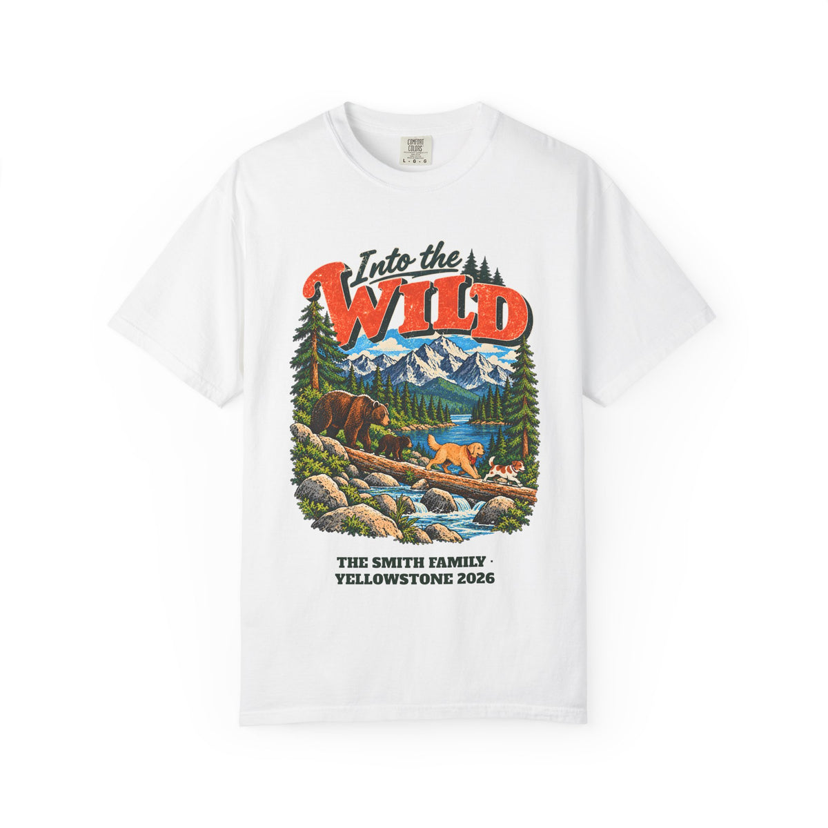 Custom Into the Wild Family Hiking Shirt