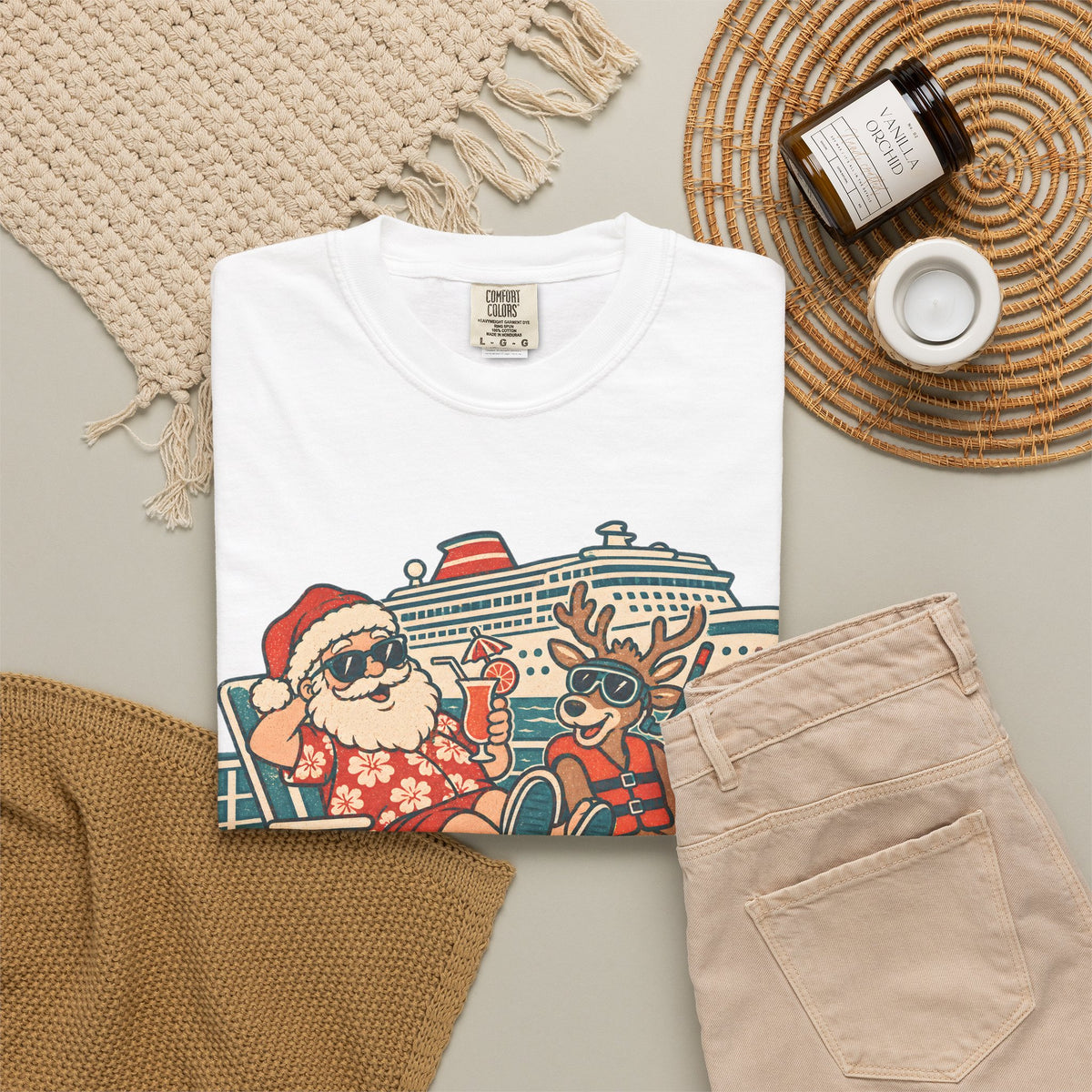 Custom Sleigh We Took a Ship Family Christmas Cruise Shirt