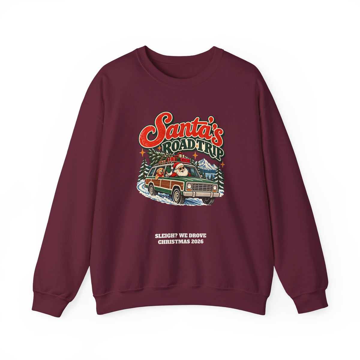 Custom Santa's Road Trip Christmas Sweatshirt