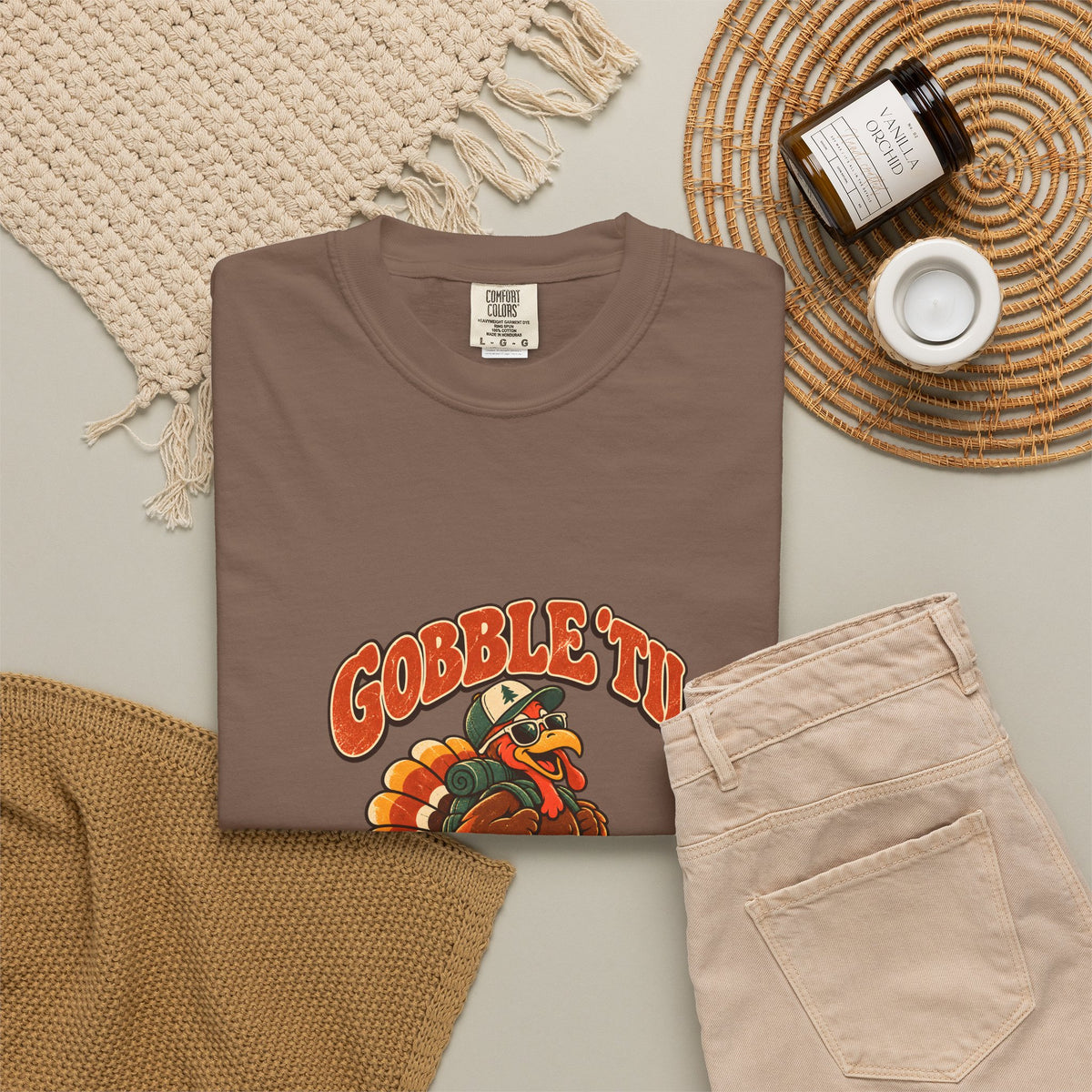 Custom Gobble 'Til You Wobble Thanksgiving Shirt