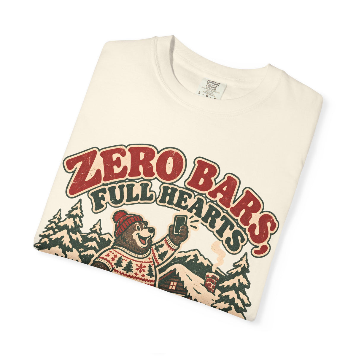 Custom Zero Bars Full Hearts Family Cabin Christmas Shirt