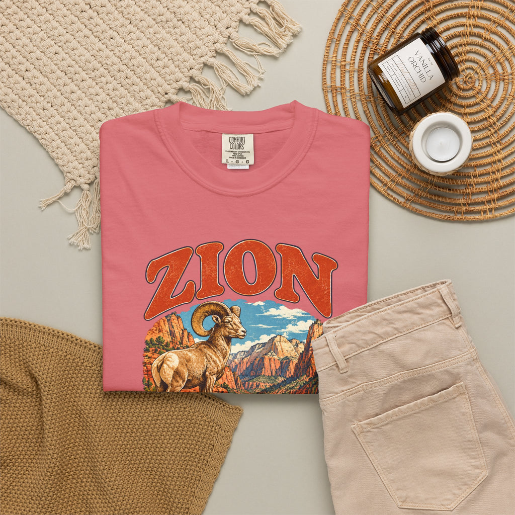Custom Zion National Park Bighorn Sheep Shirt