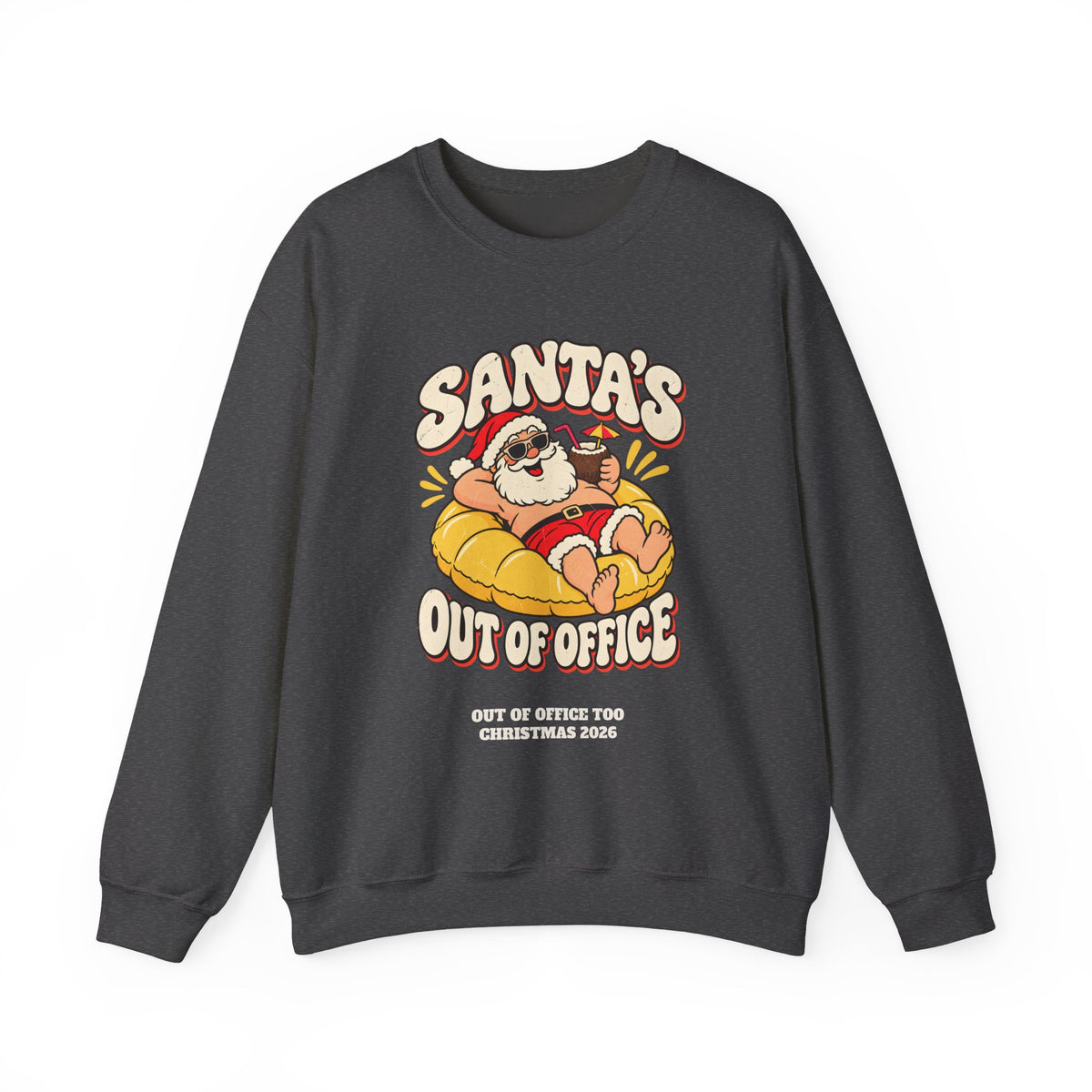 Custom Santa's Out Of Office Christmas Sweatshirt