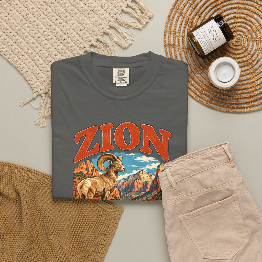 Custom Zion National Park Bighorn Sheep Shirt